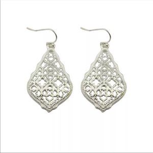 Kendra Scott silver earrings